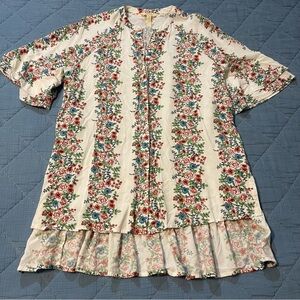 Matilda Jane Women’s Floral Ruffle Hem Dress Size Small
